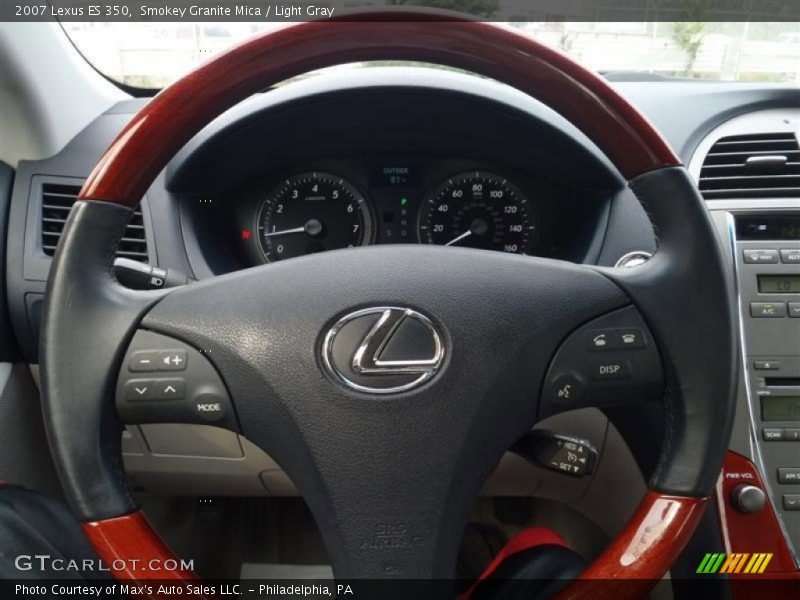 Smokey Granite Mica / Light Gray 2007 Lexus ES 350