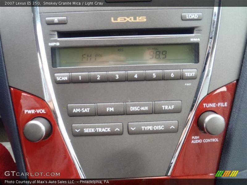 Smokey Granite Mica / Light Gray 2007 Lexus ES 350