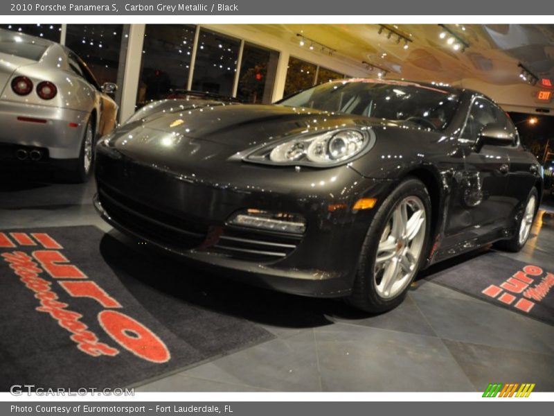 Carbon Grey Metallic / Black 2010 Porsche Panamera S