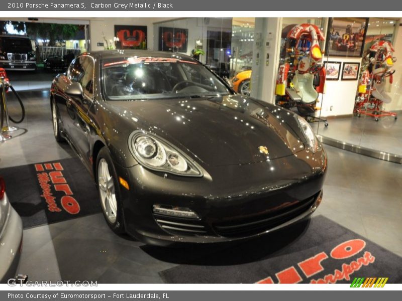 Carbon Grey Metallic / Black 2010 Porsche Panamera S