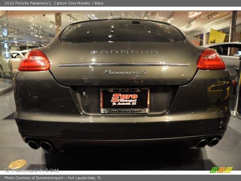Carbon Grey Metallic / Black 2010 Porsche Panamera S