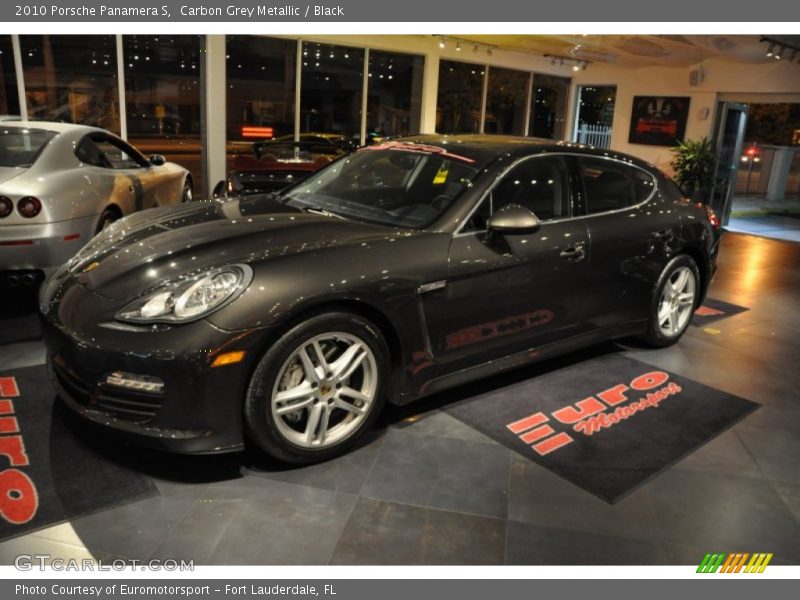 Carbon Grey Metallic / Black 2010 Porsche Panamera S