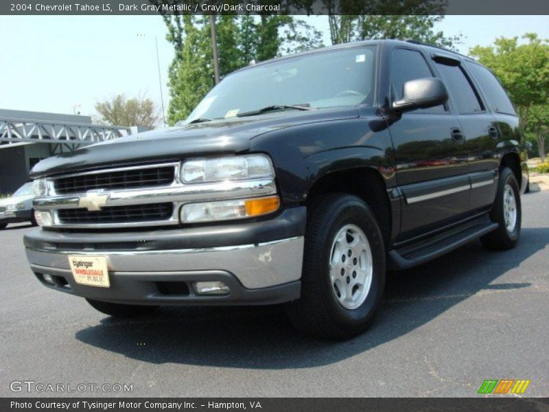 Dark Gray Metallic / Gray/Dark Charcoal 2004 Chevrolet Tahoe LS