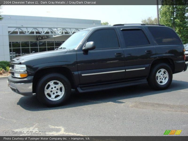 Dark Gray Metallic / Gray/Dark Charcoal 2004 Chevrolet Tahoe LS