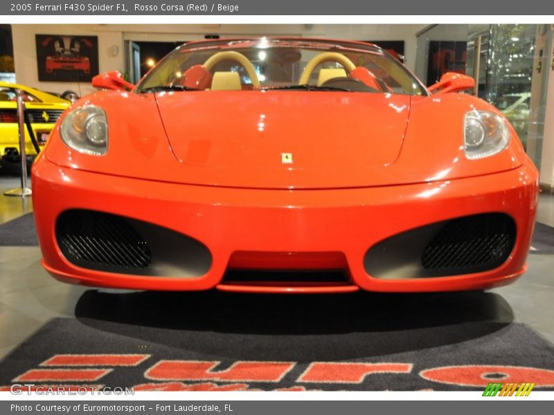 Rosso Corsa (Red) / Beige 2005 Ferrari F430 Spider F1