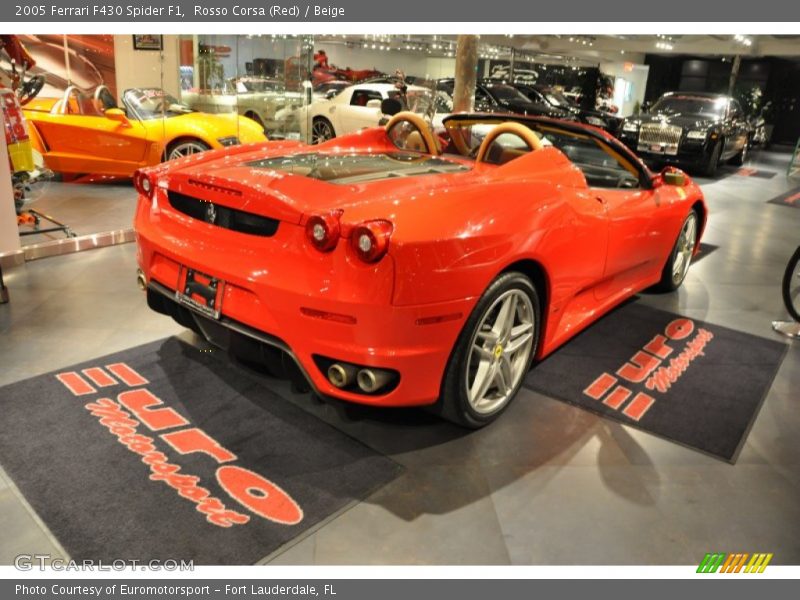Rosso Corsa (Red) / Beige 2005 Ferrari F430 Spider F1