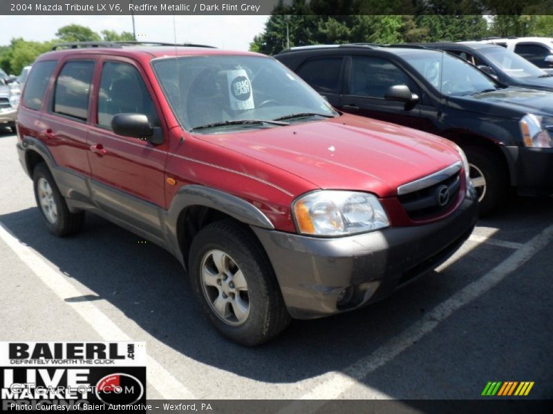 Redfire Metallic / Dark Flint Grey 2004 Mazda Tribute LX V6