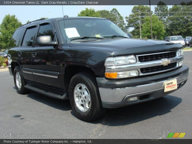 Dark Gray Metallic / Gray/Dark Charcoal 2004 Chevrolet Tahoe LS