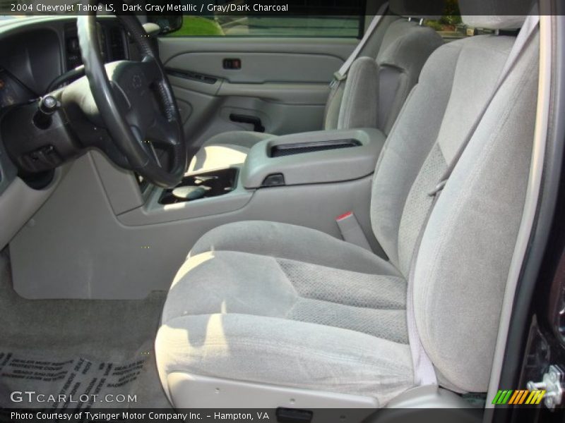 Dark Gray Metallic / Gray/Dark Charcoal 2004 Chevrolet Tahoe LS