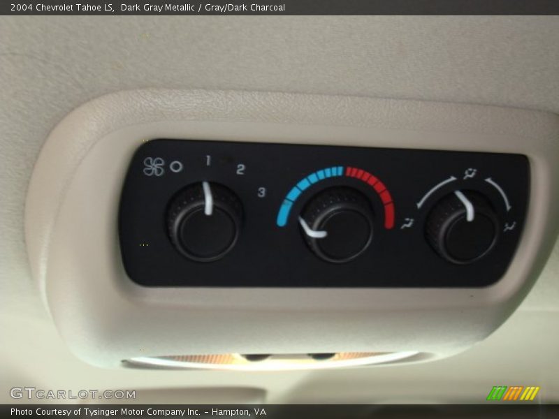 Dark Gray Metallic / Gray/Dark Charcoal 2004 Chevrolet Tahoe LS