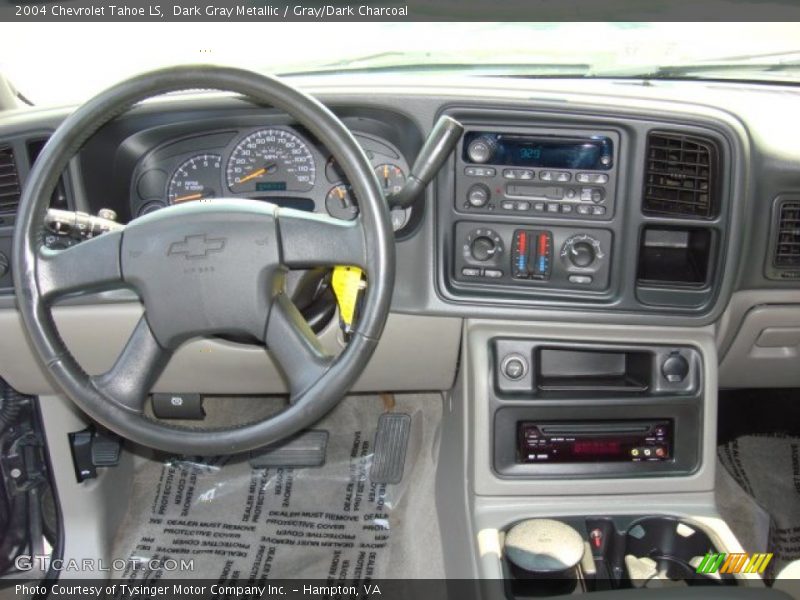 Dark Gray Metallic / Gray/Dark Charcoal 2004 Chevrolet Tahoe LS
