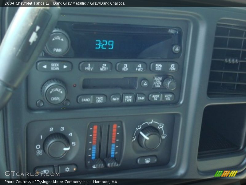 Dark Gray Metallic / Gray/Dark Charcoal 2004 Chevrolet Tahoe LS