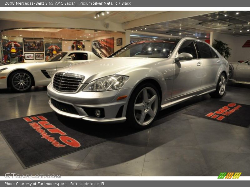 Iridium Silver Metallic / Black 2008 Mercedes-Benz S 65 AMG Sedan