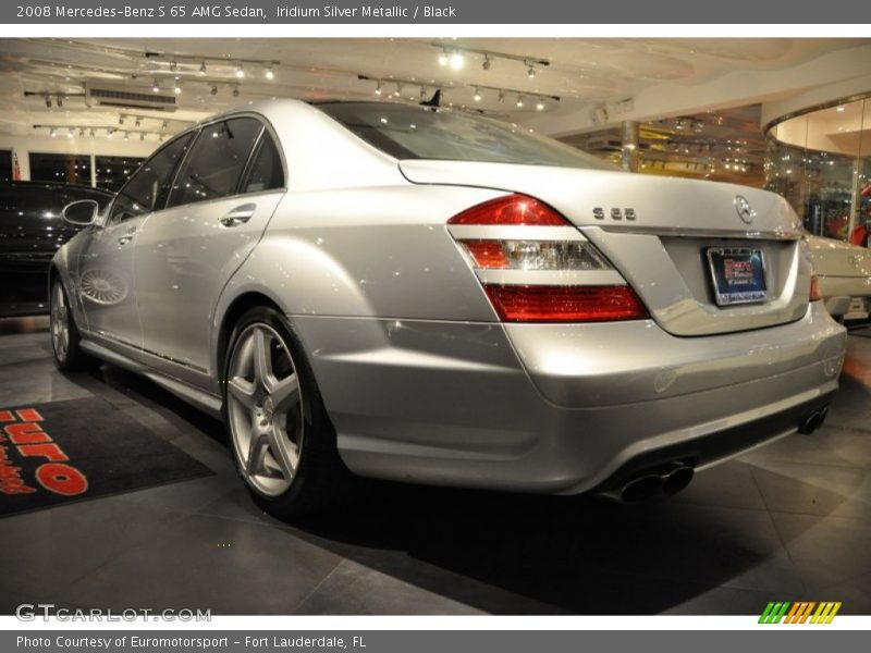 Iridium Silver Metallic / Black 2008 Mercedes-Benz S 65 AMG Sedan