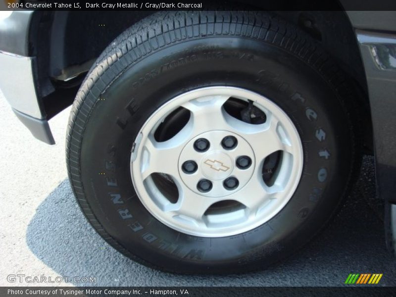 Dark Gray Metallic / Gray/Dark Charcoal 2004 Chevrolet Tahoe LS