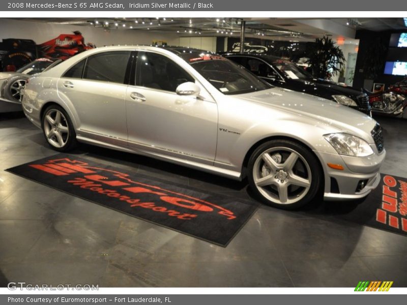 Iridium Silver Metallic / Black 2008 Mercedes-Benz S 65 AMG Sedan