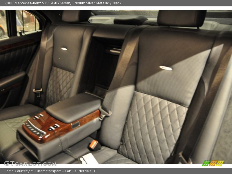 Iridium Silver Metallic / Black 2008 Mercedes-Benz S 65 AMG Sedan