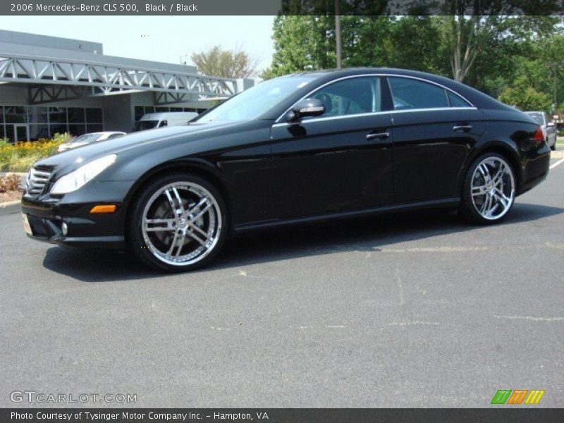 Black / Black 2006 Mercedes-Benz CLS 500