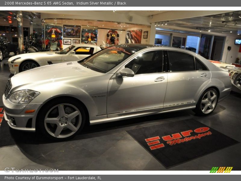 Iridium Silver Metallic / Black 2008 Mercedes-Benz S 65 AMG Sedan