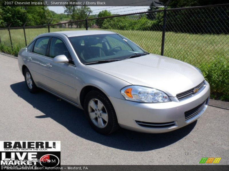 Silverstone Metallic / Ebony Black 2007 Chevrolet Impala LT