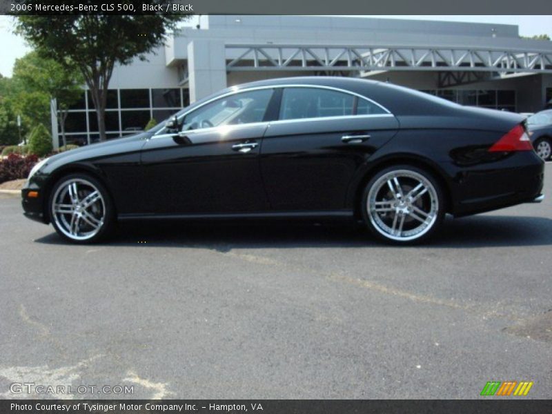 Black / Black 2006 Mercedes-Benz CLS 500