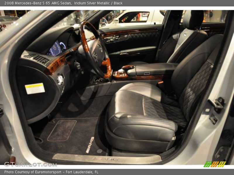 Iridium Silver Metallic / Black 2008 Mercedes-Benz S 65 AMG Sedan