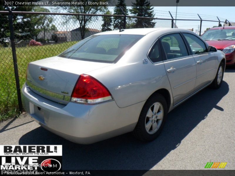 Silverstone Metallic / Ebony Black 2007 Chevrolet Impala LT