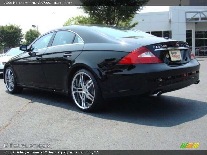 Black / Black 2006 Mercedes-Benz CLS 500