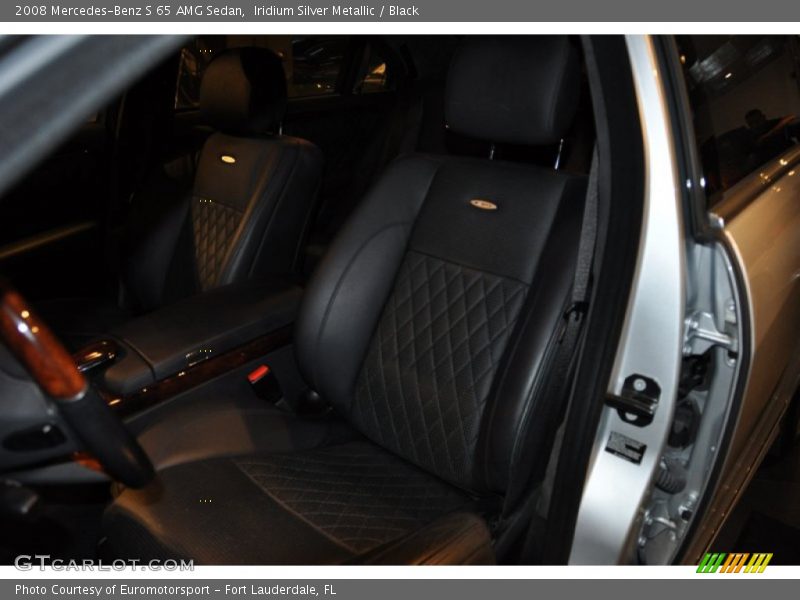 Iridium Silver Metallic / Black 2008 Mercedes-Benz S 65 AMG Sedan