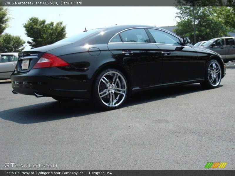 Black / Black 2006 Mercedes-Benz CLS 500