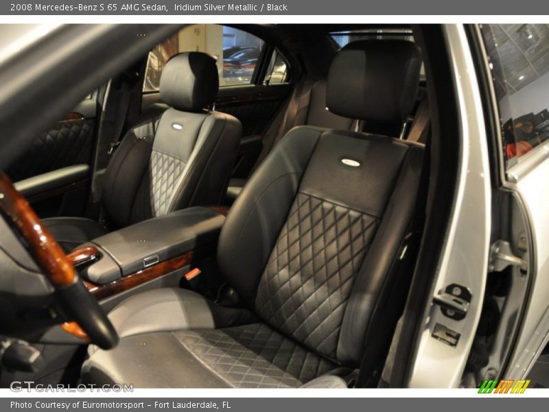 Iridium Silver Metallic / Black 2008 Mercedes-Benz S 65 AMG Sedan