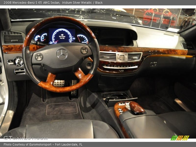 Iridium Silver Metallic / Black 2008 Mercedes-Benz S 65 AMG Sedan