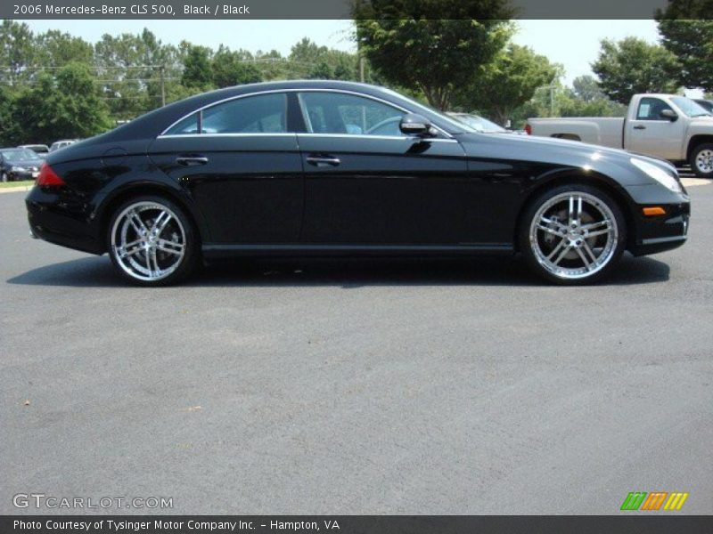 Black / Black 2006 Mercedes-Benz CLS 500
