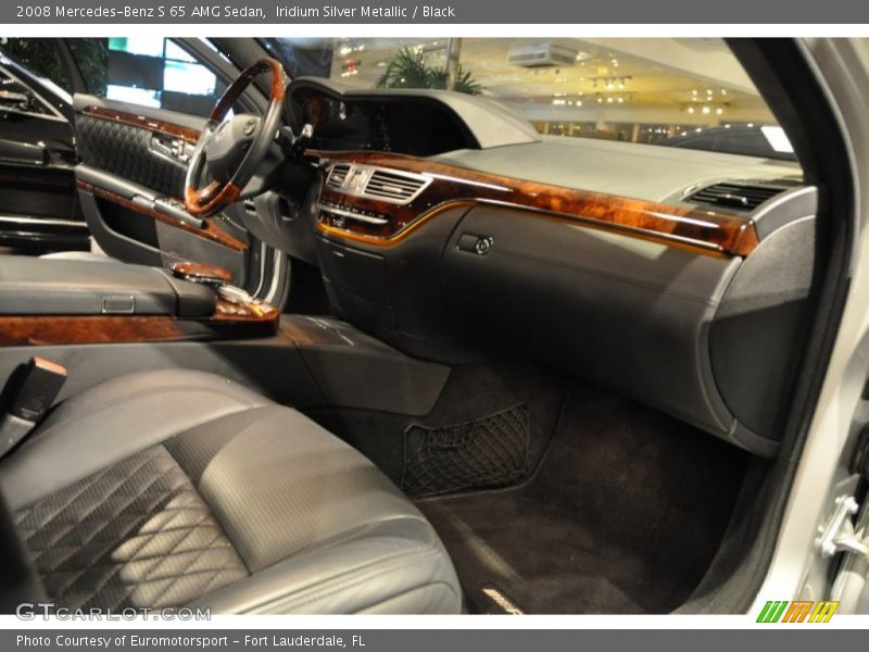 Iridium Silver Metallic / Black 2008 Mercedes-Benz S 65 AMG Sedan