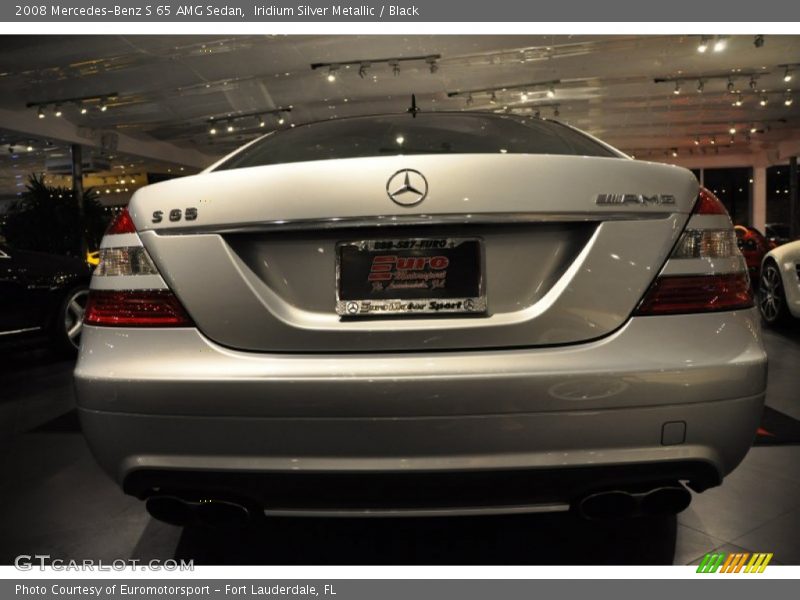 Iridium Silver Metallic / Black 2008 Mercedes-Benz S 65 AMG Sedan