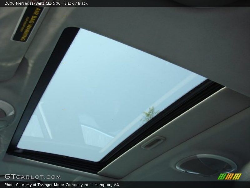 Black / Black 2006 Mercedes-Benz CLS 500