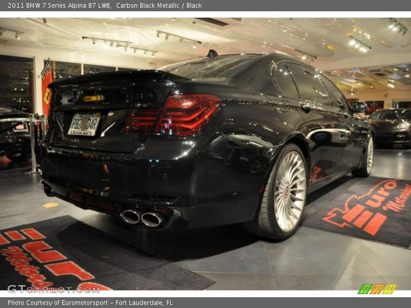 Carbon Black Metallic / Black 2011 BMW 7 Series Alpina B7 LWB