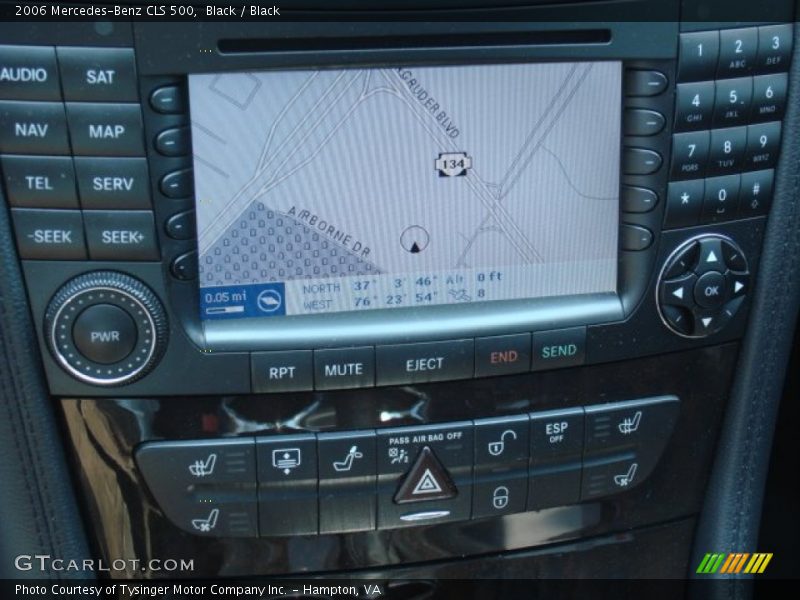 Black / Black 2006 Mercedes-Benz CLS 500