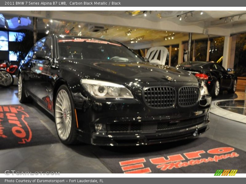 Carbon Black Metallic / Black 2011 BMW 7 Series Alpina B7 LWB