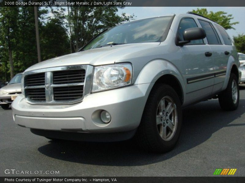 Bright Silver Metallic / Dark/Light Slate Gray 2008 Dodge Durango SLT