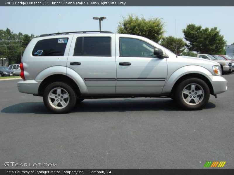 Bright Silver Metallic / Dark/Light Slate Gray 2008 Dodge Durango SLT
