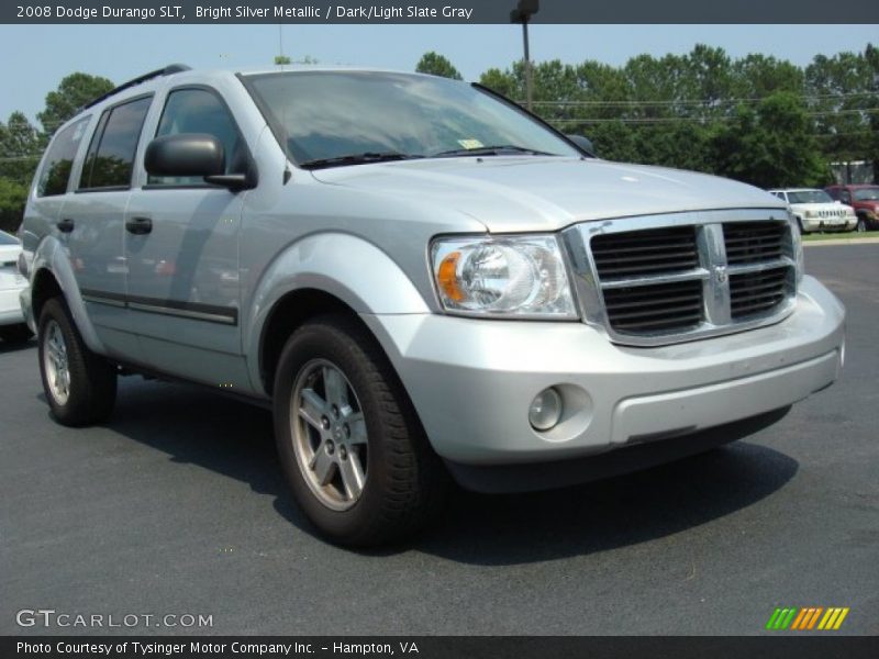 Bright Silver Metallic / Dark/Light Slate Gray 2008 Dodge Durango SLT