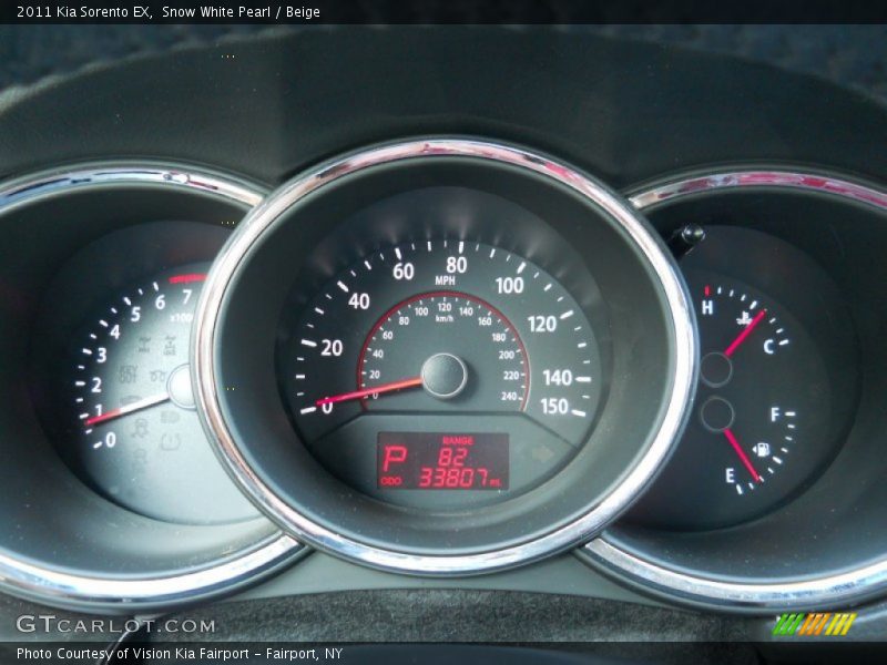  2011 Sorento EX EX Gauges