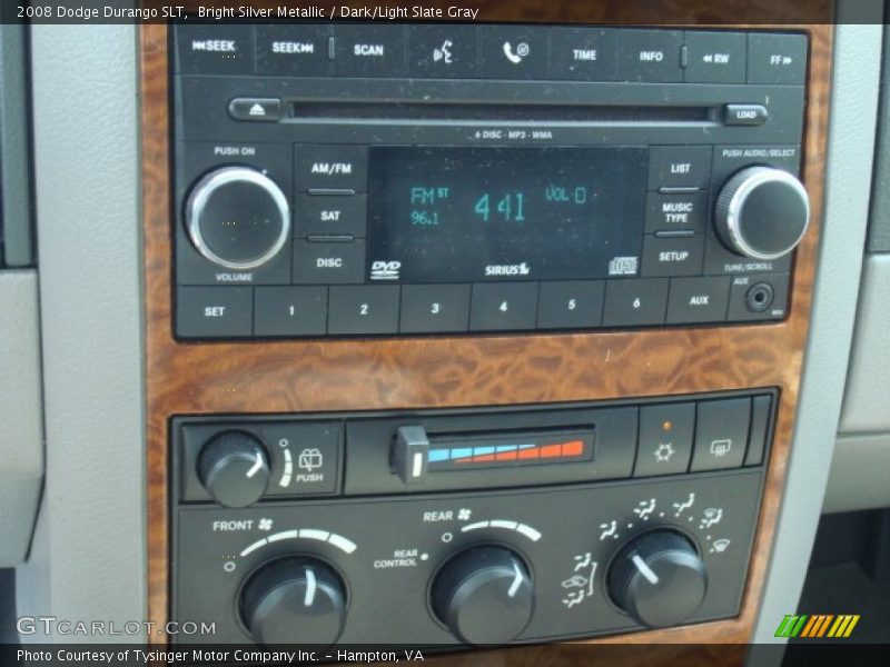 Bright Silver Metallic / Dark/Light Slate Gray 2008 Dodge Durango SLT