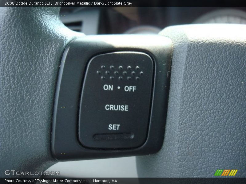 Bright Silver Metallic / Dark/Light Slate Gray 2008 Dodge Durango SLT