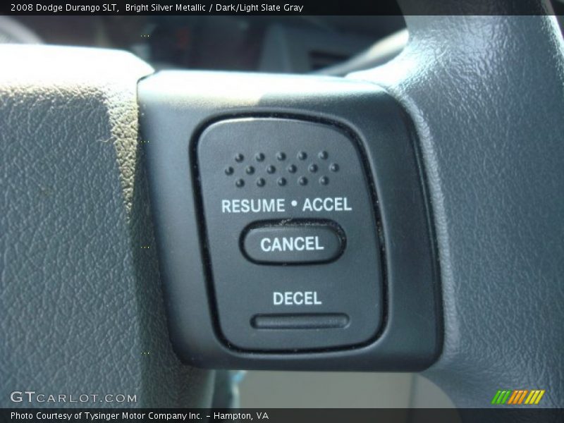 Bright Silver Metallic / Dark/Light Slate Gray 2008 Dodge Durango SLT