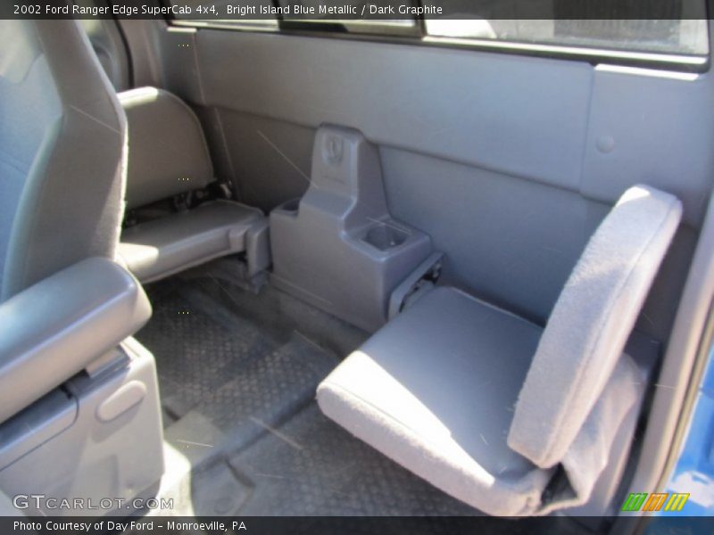 Bright Island Blue Metallic / Dark Graphite 2002 Ford Ranger Edge SuperCab 4x4