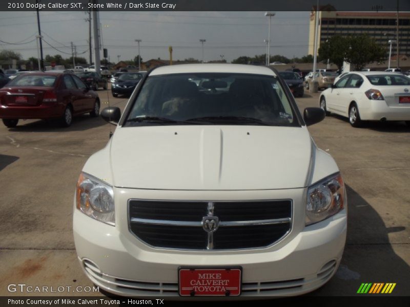 Stone White / Dark Slate Gray 2010 Dodge Caliber SXT