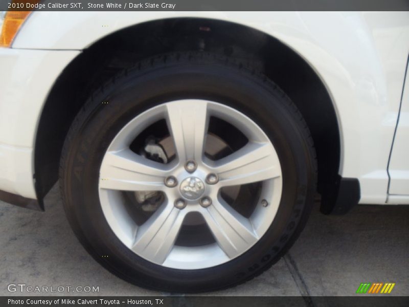 Stone White / Dark Slate Gray 2010 Dodge Caliber SXT