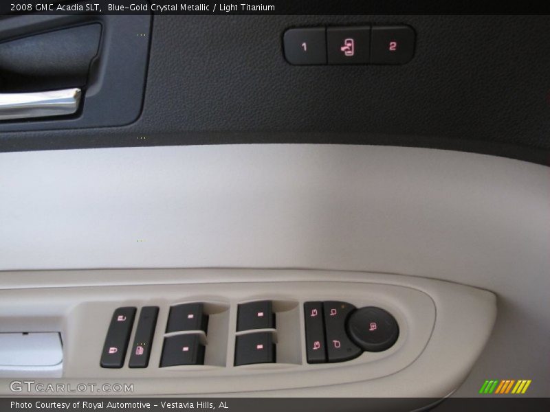 Blue-Gold Crystal Metallic / Light Titanium 2008 GMC Acadia SLT